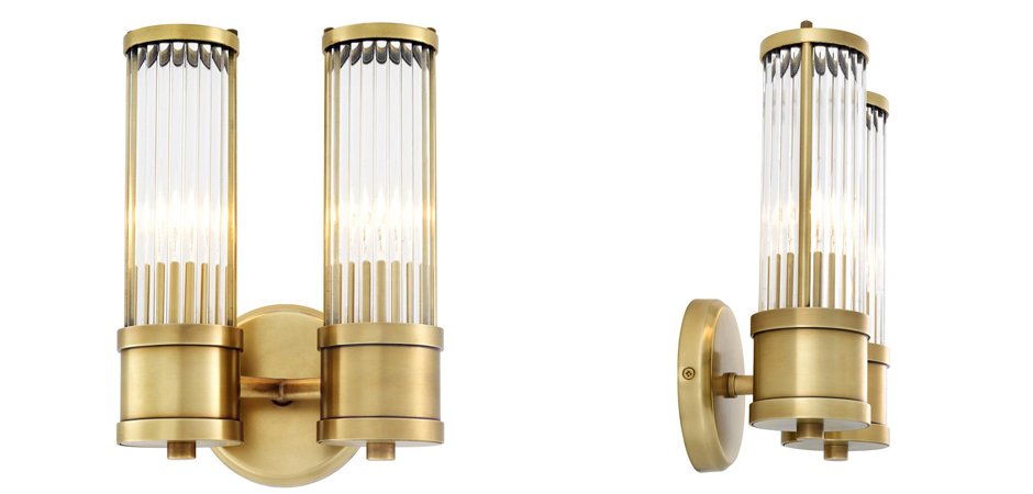 Бра Wall Lamp Claridges Dual Brass - Loft-Concept в Барнауле