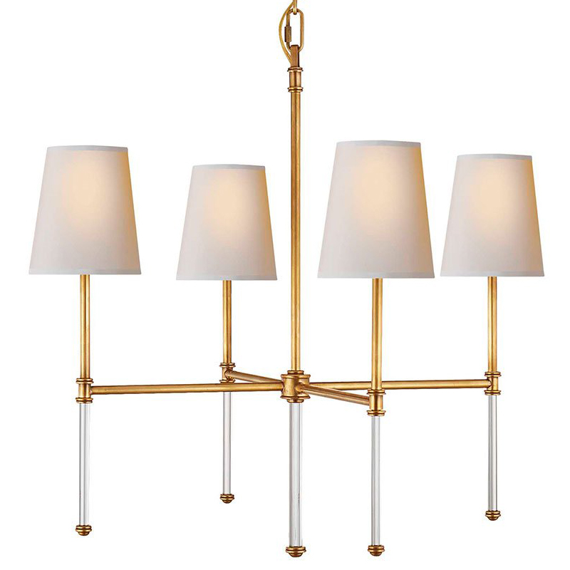 Люстра Nicoleta Gold Chandelier Золотой Белый Люстра Nicoleta Gold Chandelier Золотой Белый в Барнауле | Loft Concept