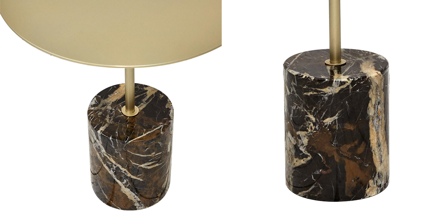 Приставной стол Thabi Dark Brown Side Table - фото