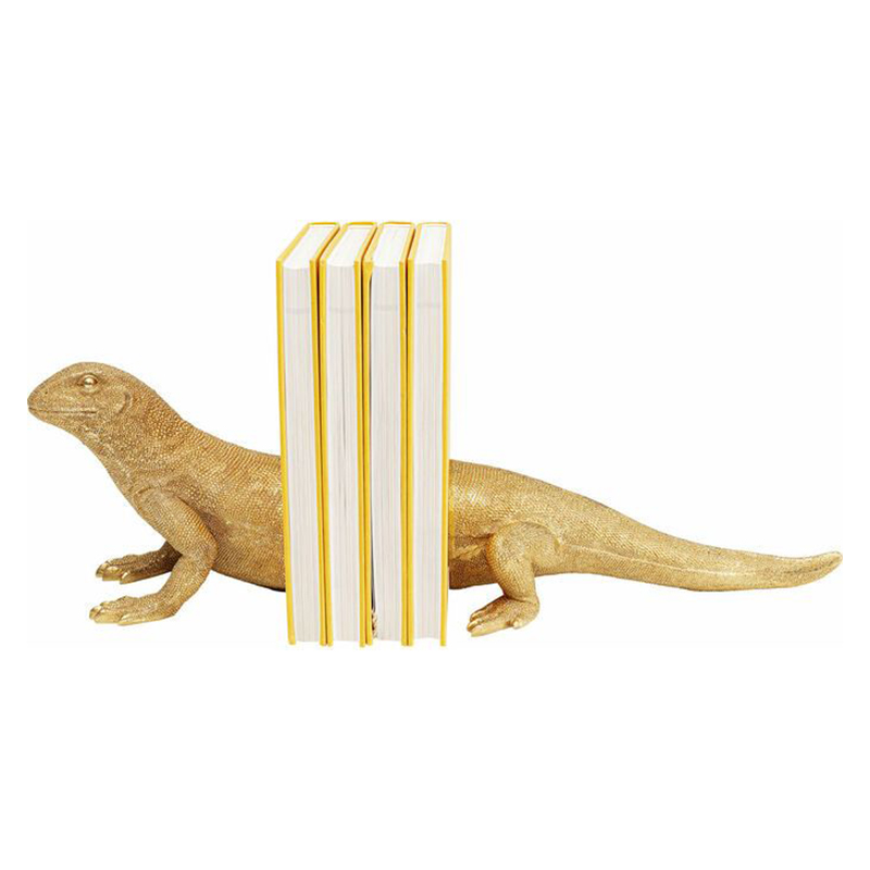 Держатель для книг фигурка Ящерица Lizard Золотой Держатель для книг фигурка Ящерица Lizard Золотой в Барнауле | Loft Concept