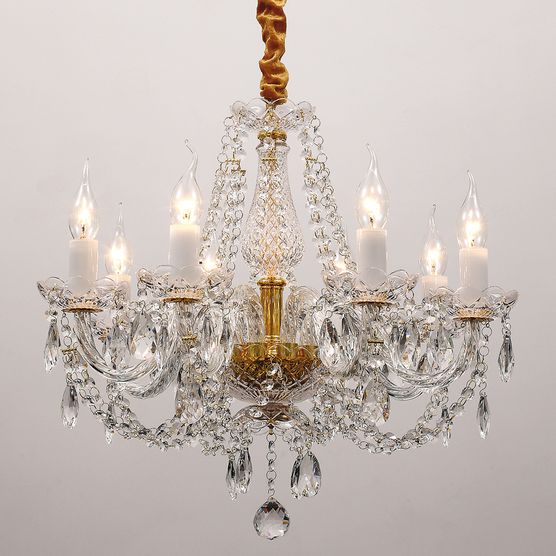 Люстра Melisa Chandelier Прозрачный Глянцевое золото Люстра Melisa Chandelier Прозрачный Глянцевое золото в Барнауле | Loft Concept