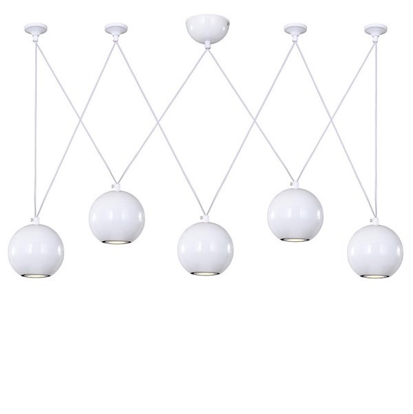 Подвесной светильник Multisphere Pendant White 5 Подвесной светильник Multisphere Pendant White 5 в Барнауле | Loft Concept