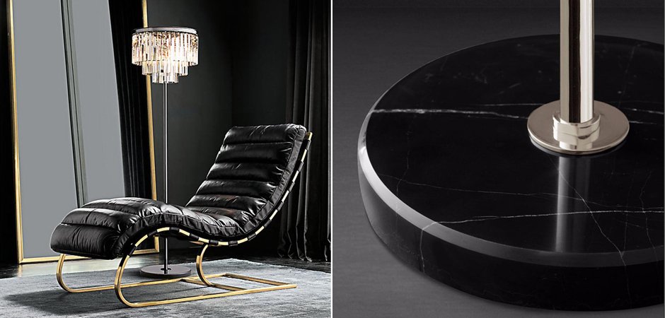 Торшер RH Odeon Floor Lamp Chrome Торшер RH Odeon Floor Lamp Chrome - Loft-Concept в Барнауле