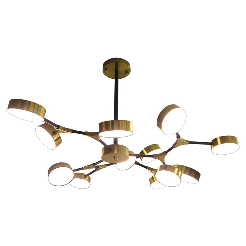 Люстра Maelys Chandelier 12 Белый Золотой Люстра Maelys Chandelier 12 Белый Золотой в Барнауле | Loft Concept