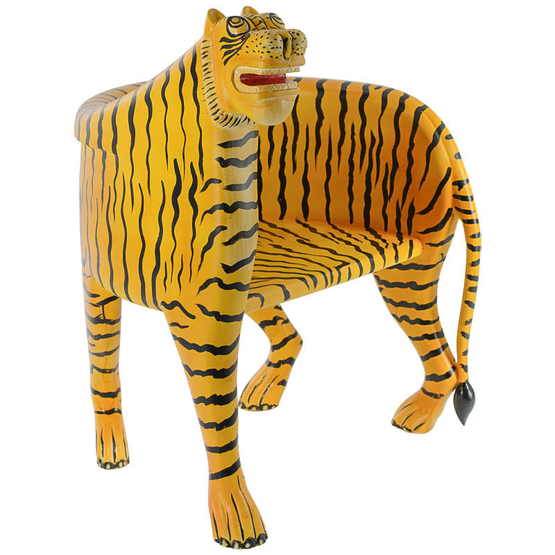 Кресло Tiger Armchair Желтый Черный Красный Кресло Tiger Armchair Желтый Черный Красный в Барнауле | Loft Concept