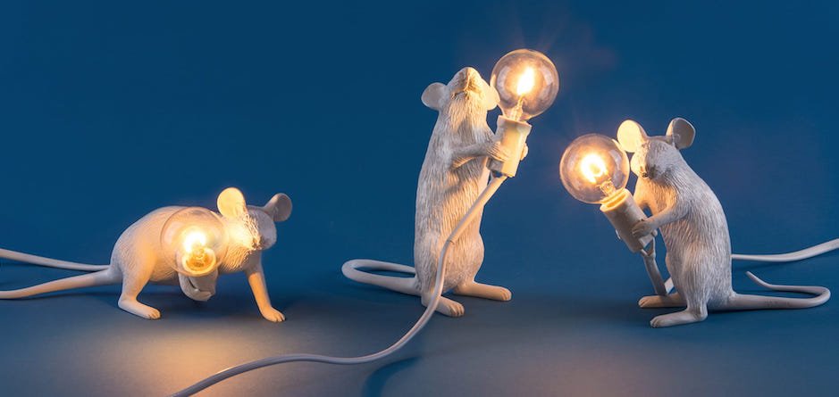 Настольная лампа Seletti Mouse Настольная лампа Seletti Mouse - Loft-Concept в Барнауле