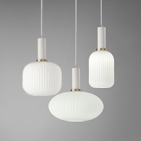 Подвесной светильник Ferm Living chinese lantern White Белый Золотой в Барнауле | Loft Concept 