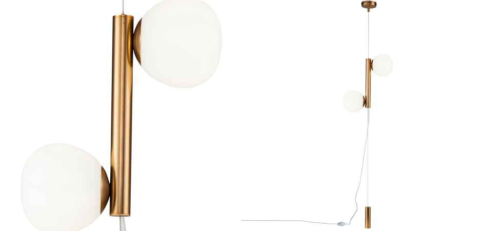 Торшер Tiepolo Ball Floor Lamp Double gold Торшер Tiepolo Ball Floor Lamp Double gold - Loft-Concept в Барнауле