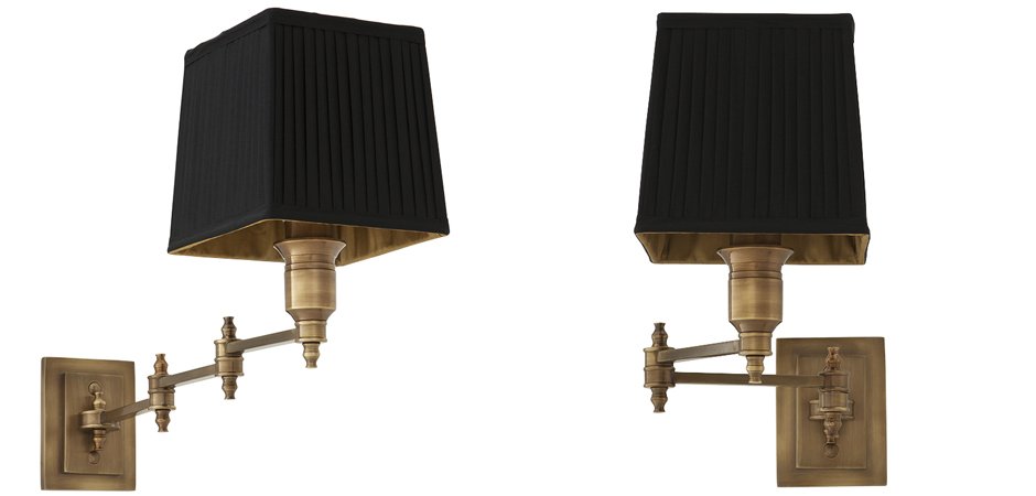 Бра Wall Lamp Lexington Swing Brass+Black Бра Wall Lamp Lexington Swing Brass+Black - Loft-Concept в Барнауле