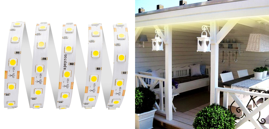 Светодиодная влагозащищенная лента 14,4W/m 60LED/m 5050SMD теплый белый 5M Светодиодная влагозащищенная лента 14,4W/m 60LED/m 5050SMD теплый белый 5M - Loft-Concept в Барнауле