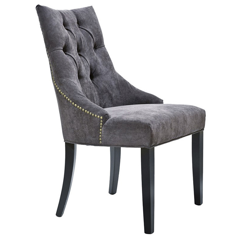 Стул Roper Chair Серый Черный Стул Roper Chair Серый Черный в Барнауле | Loft Concept