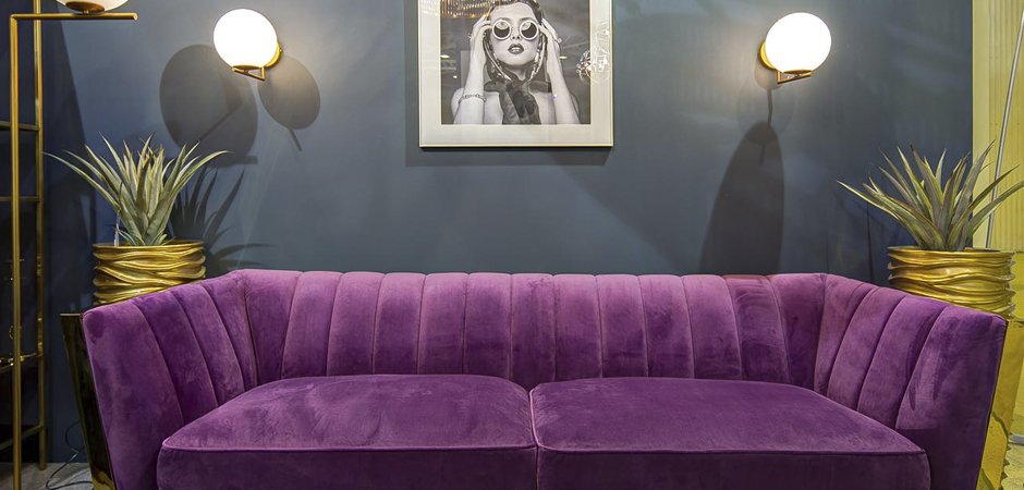 Диван Art Deco Purple Sofa Диван Art Deco Purple Sofa - Loft-Concept в Барнауле