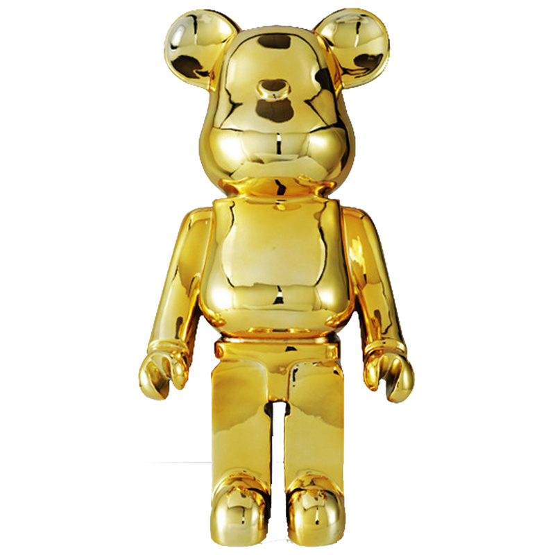 Статуэтка Bearbrick Gold Глянцевое золото Статуэтка Bearbrick Gold Глянцевое золото в Барнауле | Loft Concept