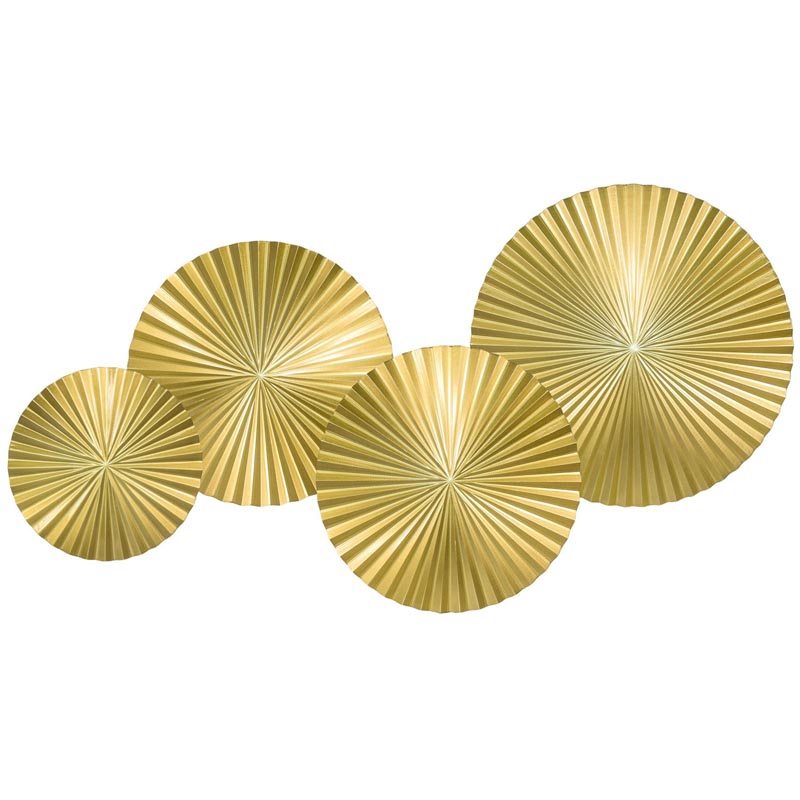 Арт-объект Apollo Gold Wall Plaque Disc 4 Золотой Арт-объект Apollo Gold Wall Plaque Disc 4 Золотой в Барнауле | Loft Concept
