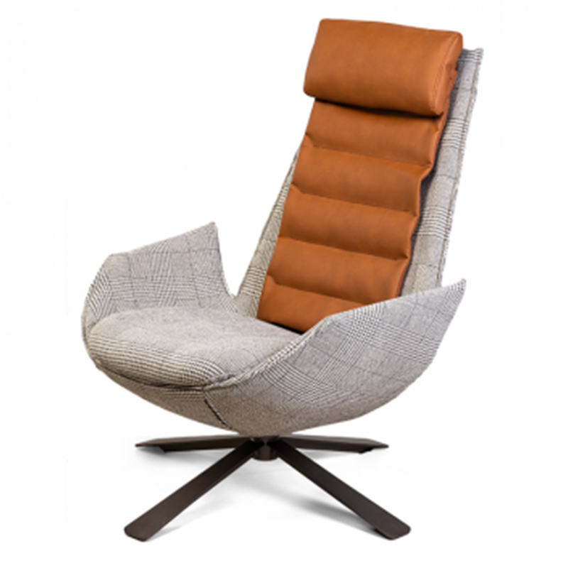 Кресло Karin Chair Светло-серый Оранжевый Кресло Karin Chair Светло-серый Оранжевый в Барнауле | Loft Concept