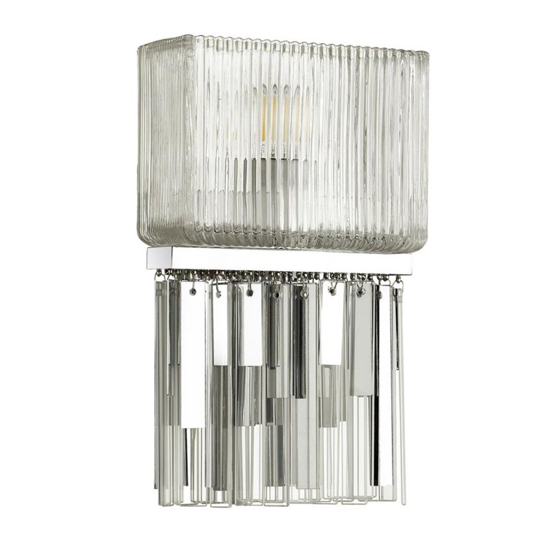 Бра Madelen Chrome Wall Lamp Хром Прозрачный (Transparent) Бра Madelen Chrome Wall Lamp Хром Прозрачный (Transparent) в Барнауле | Loft Concept