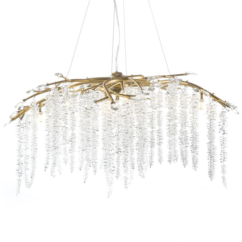 Люстра Orabel Led Chandelier Золотой Прозрачный (Transparent) в Барнауле | Loft Concept 