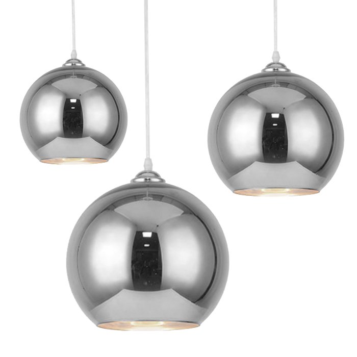 Подвесной светильник SILVER mirror shade modern pendant Хром Подвесной светильник SILVER mirror shade modern pendant Хром в Барнауле | Loft Concept