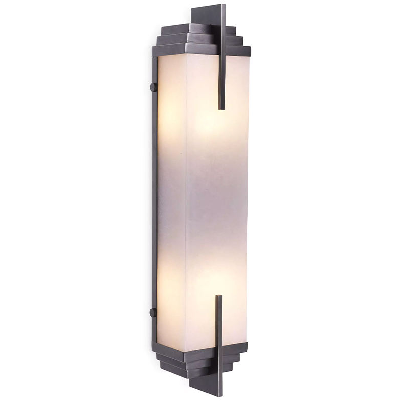 Бра Eichholtz Wall Lamp Harman Bronze Темная бронза Белое матовое стекло Бра Eichholtz Wall Lamp Harman Bronze Темная бронза Белое матовое стекло в Барнауле | Loft Concept