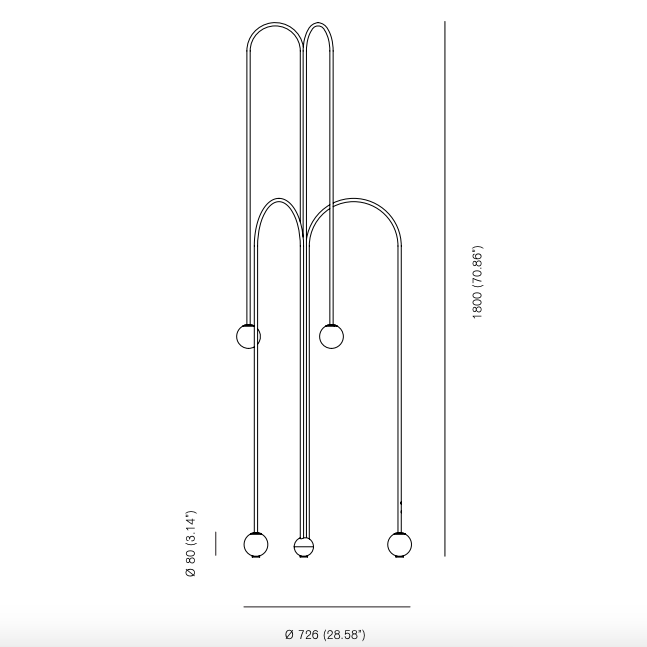 Торшер Michael Anastassiades Fontana Amorosa Crossette Торшер Michael Anastassiades Fontana Amorosa Crossette в Барнауле