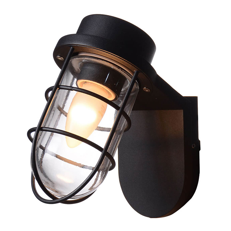 Уличный настенный светильник Declan Street Lamp Черный Уличный настенный светильник Declan Street Lamp Черный в Барнауле | Loft Concept