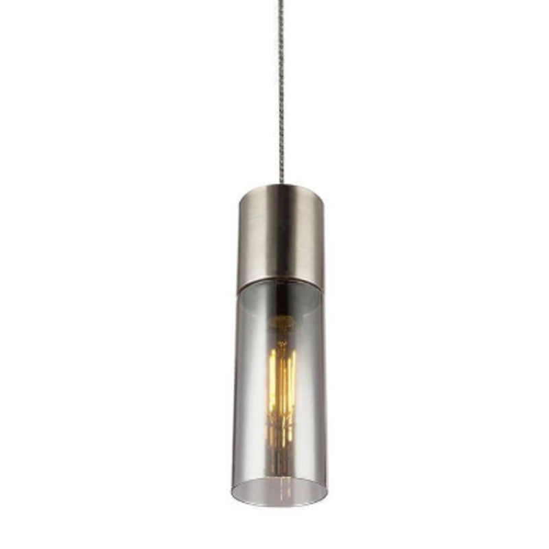 Подвесной светильник Cylinder Plafond nickel Дымчатый (Smoke) Никель Подвесной светильник Cylinder Plafond nickel Дымчатый (Smoke) Никель в Барнауле | Loft Concept