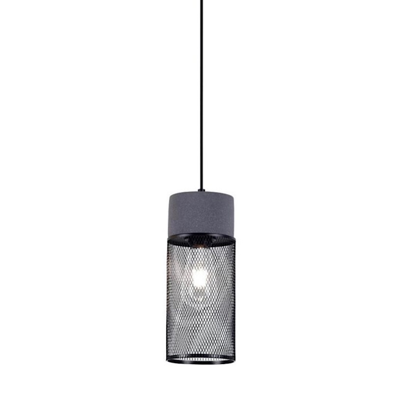 Подвесной светильник Loft Riveted Mesh Lighting Серый Черный матовый в Барнауле | Loft Concept 