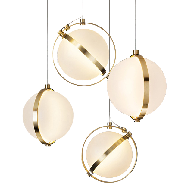 Подвесной светильник PIET DROP LIGHT Золотой Белый в Барнауле | Loft Concept 