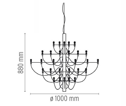 Люстра Flos 2097 50 Brass Люстра Flos 2097 50 Brass в Барнауле