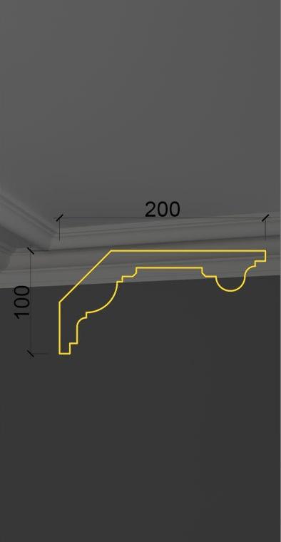 Гладкий карниз KT-20 Гладкий карниз KT-20 в Барнауле