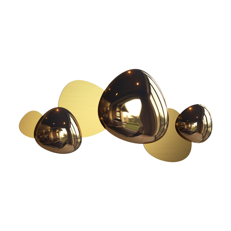 Бра Gold Matt & Gloss 2 Глянцевое золото матовое золото Бра Gold Matt & Gloss 2 Глянцевое золото матовое золото в Барнауле | Loft Concept