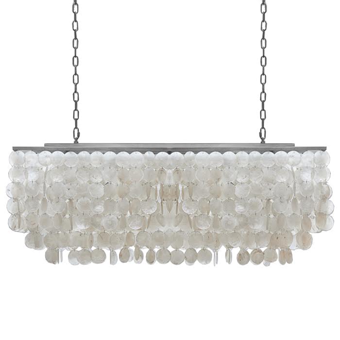 Люстра rectangle SHELL Chandelier 2 cascades Белый Люстра rectangle SHELL Chandelier 2 cascades Белый в Барнауле | Loft Concept