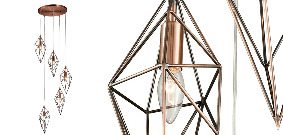Люстра Volumetric Polygons Copper Люстра Volumetric Polygons Copper - Loft-Concept в Барнауле