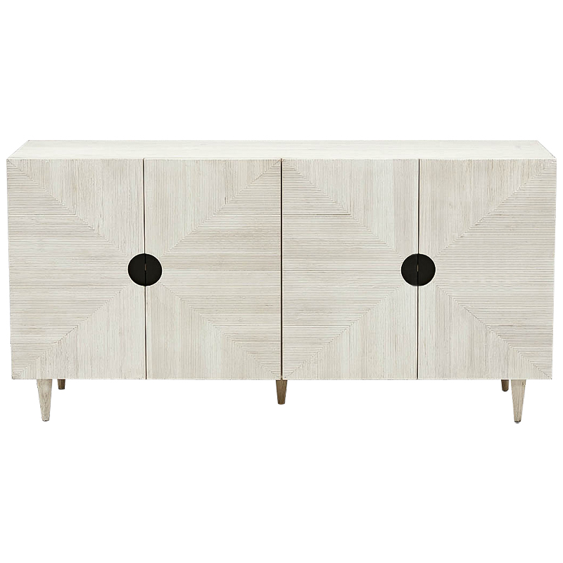 Комод Arjun Chest of Drawers ivory ( слоновая кость ) Черный в Барнауле | Loft Concept 