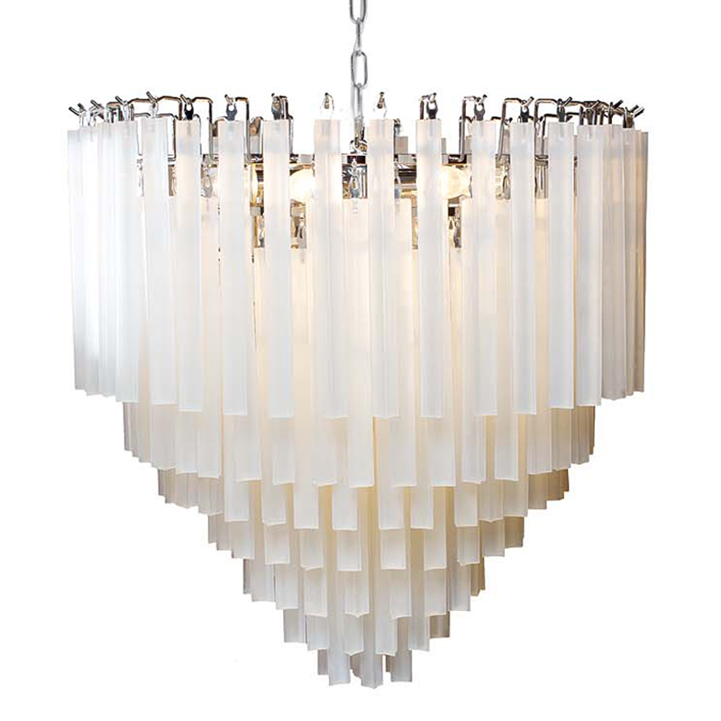 Люстра Eichholtz Chandelier Nova Chrome Молочный Хром Люстра Eichholtz Chandelier Nova Chrome Молочный Хром в Барнауле | Loft Concept