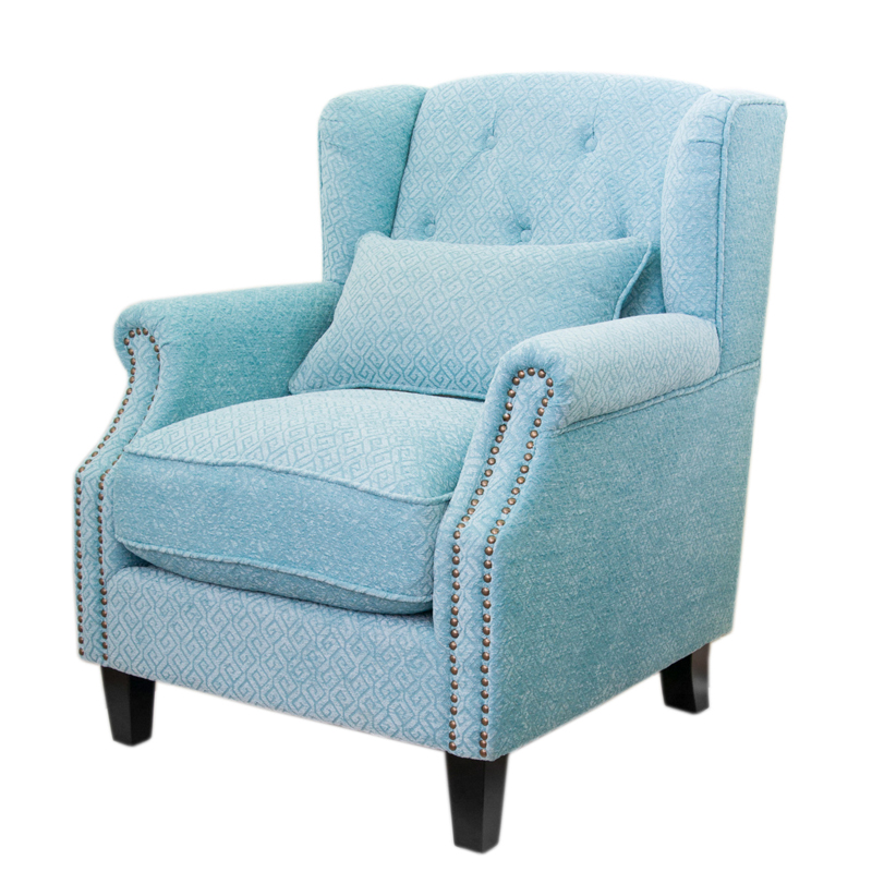 Кресло Edwige Armchair Velour Синий Кресло Edwige Armchair Velour Синий в Барнауле | Loft Concept