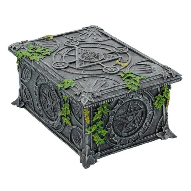 Шкатулка Wiccan Pentagram Серый Шкатулка Wiccan Pentagram Серый в Барнауле | Loft Concept