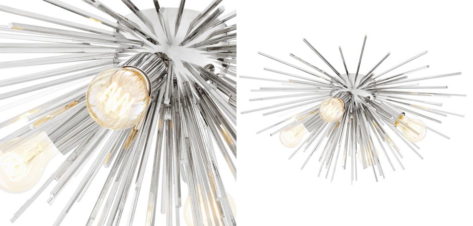 Потолочный светильник Ceiling Lamp Boivin Nickel Потолочный светильник Ceiling Lamp Boivin Nickel - Loft-Concept в Барнауле