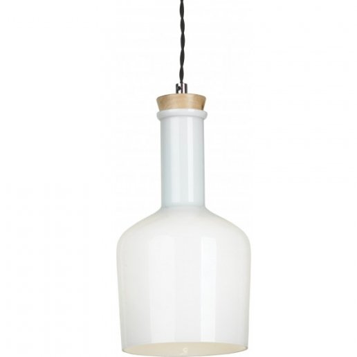 Подвесной светильник Glass Bottle Light 2 Белый Подвесной светильник Glass Bottle Light 2 Белый в Барнауле | Loft Concept