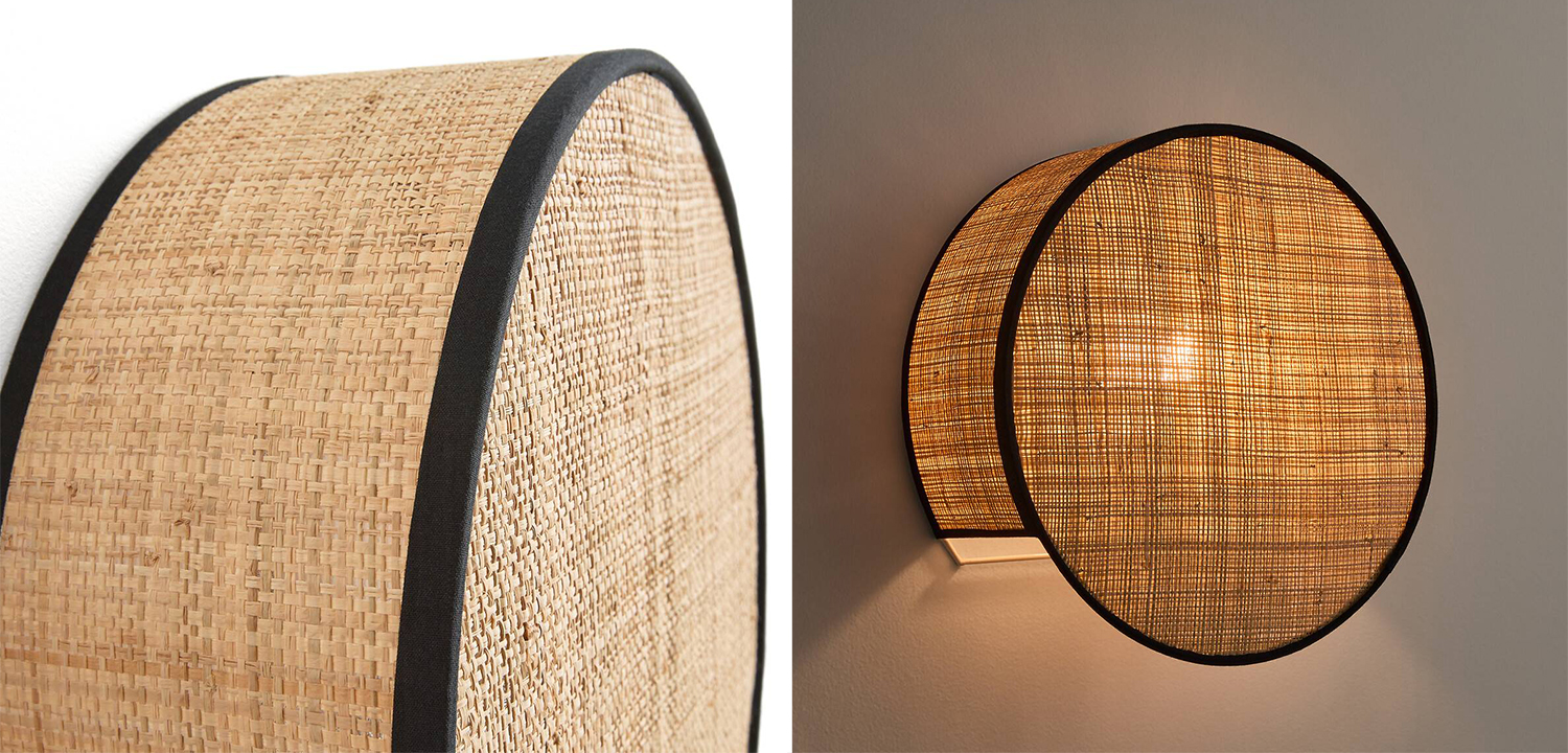 Бра Ottar Wicker Raffia - фото