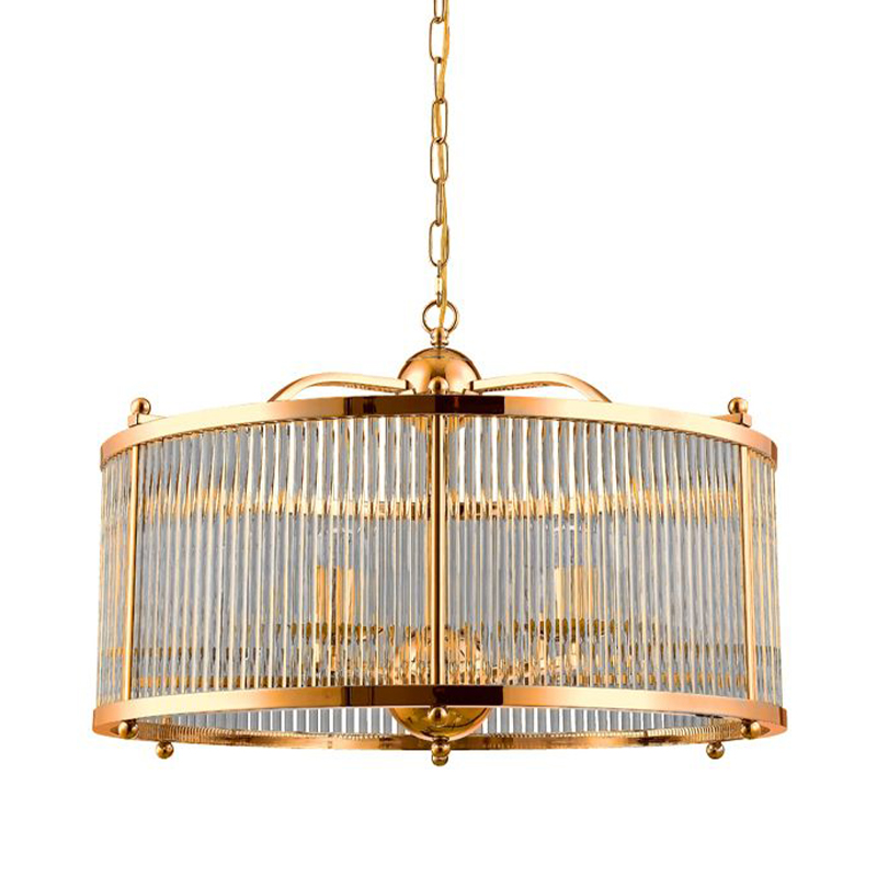 Люстра Gorden Gold Chandelier Золотой Прозрачное Стекло Люстра Gorden Gold Chandelier Золотой Прозрачное Стекло в Барнауле | Loft Concept