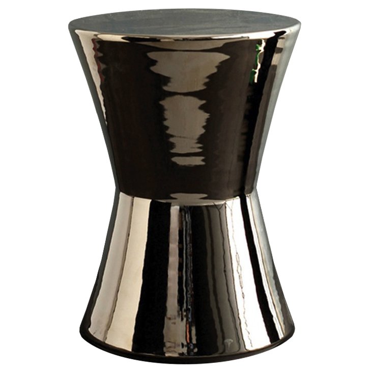 Керамический табурет Silvered Stool - Cone Серебряный Керамический табурет Silvered Stool - Cone Серебряный в Барнауле | Loft Concept