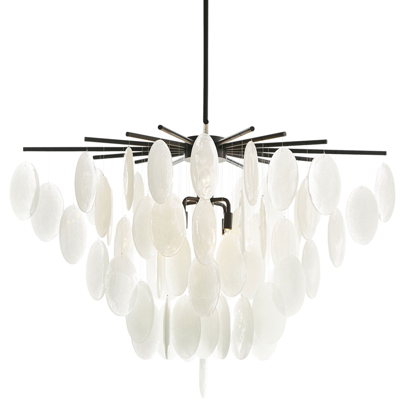 Люстра Arteriors TIFFANY CHANDELIER Черный Прозрачный Люстра Arteriors TIFFANY CHANDELIER Черный Прозрачный в Барнауле | Loft Concept