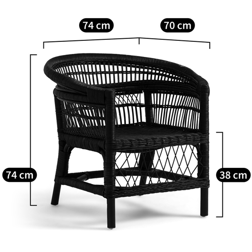 Кресло из ротанга Amadis Rattan Armchair Кресло из ротанга Amadis Rattan Armchair в Барнауле