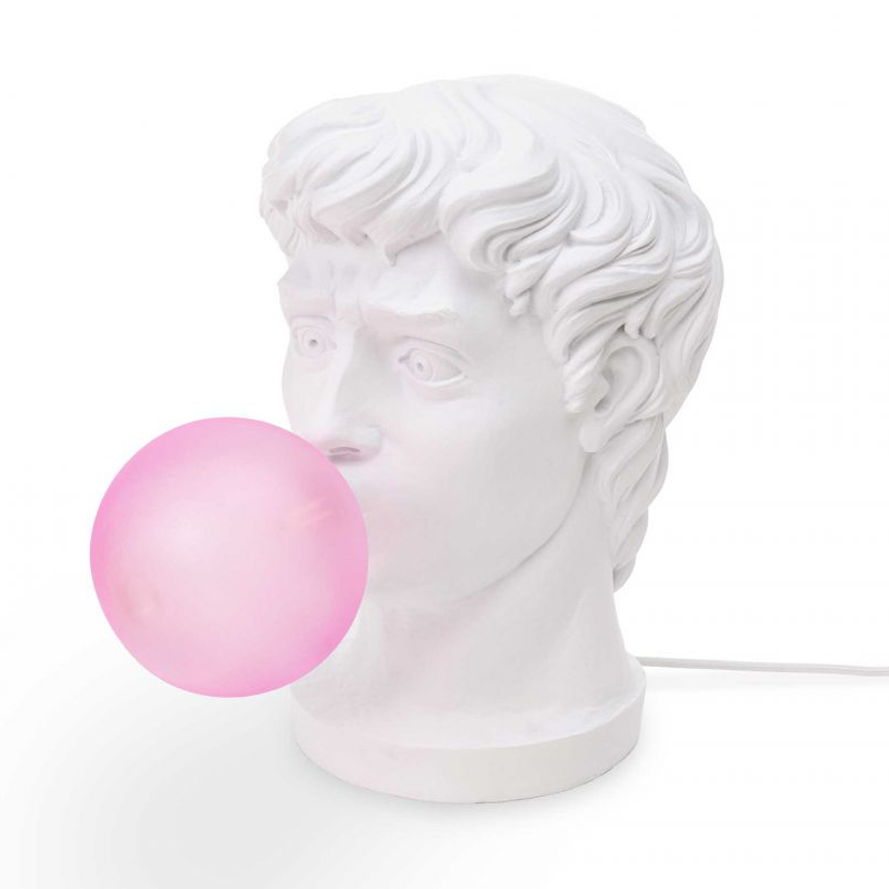 Настольная лампа Seletti Wonder times Белый Розовый Настольная лампа Seletti Wonder times Белый Розовый в Барнауле | Loft Concept