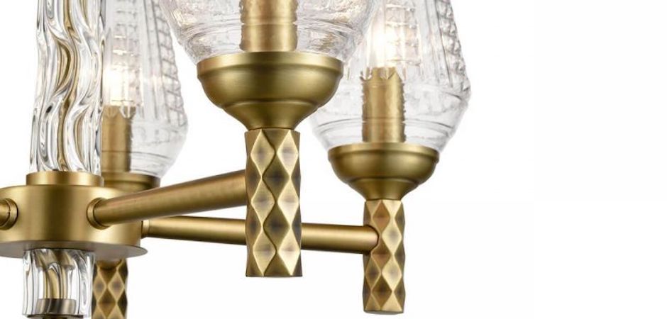 Люстра Ribbed Chandelier Люстра Ribbed Chandelier - Loft-Concept в Барнауле