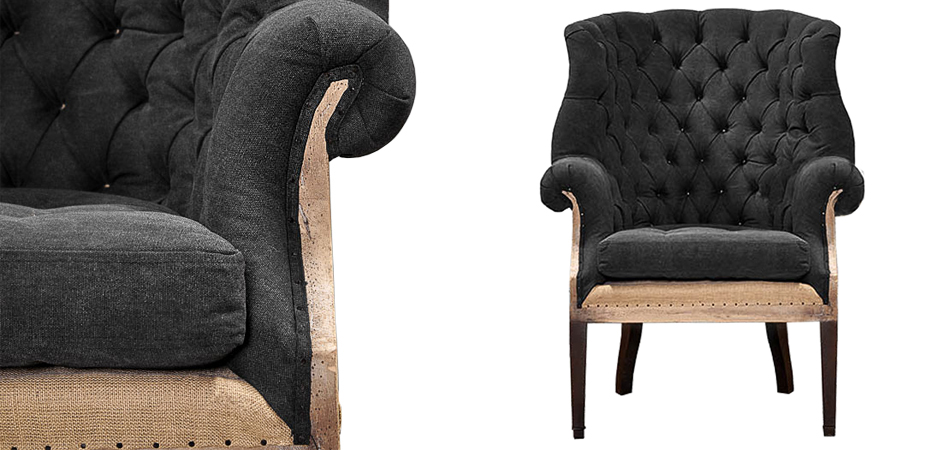Кресло Gamilton Armchair Graphite Кресло Gamilton Armchair Graphite - Loft-Concept в Барнауле