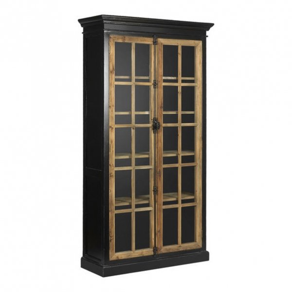 Шкаф-витрина Holland Rack Черный Шкаф-витрина Holland Rack Черный в Барнауле | Loft Concept