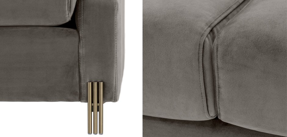 Диван Eichholtz Sofa Candice grey Диван Eichholtz Sofa Candice grey - Loft-Concept в Барнауле
