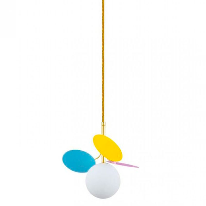 Подвесной светильник MATISSE Pendant One multicolor Мульти Золотой Белый Подвесной светильник MATISSE Pendant One multicolor Мульти Золотой Белый в Барнауле | Loft Concept